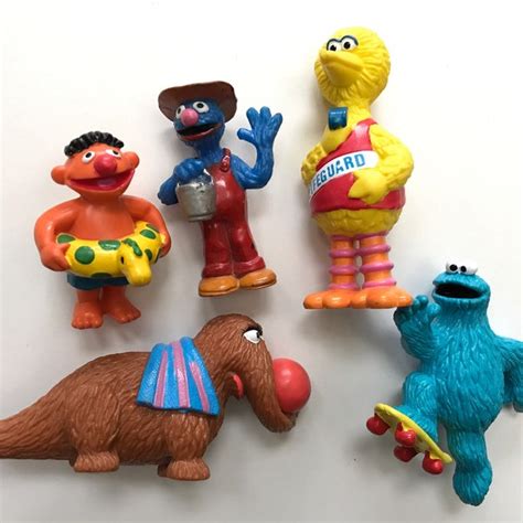 Pvc Sesame Street Toy Figures - Etsy