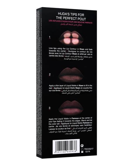 Набор Huda Beauty Lip Contour Set Vixen & Famous: купить в Киеве, цены ...