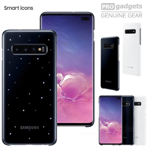 Genuine Original Samsung Galaxy S10 Plus Slim Led Back Cover Case