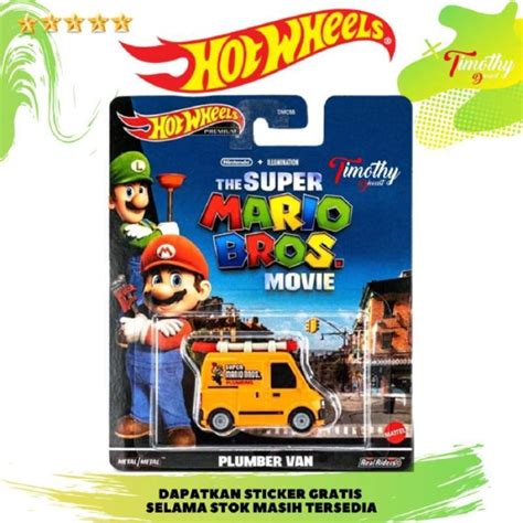 Promo Hot Wheels Premium Plumber Van The Super Mario Bros Movie Nintendo Diskon 23 Di Seller