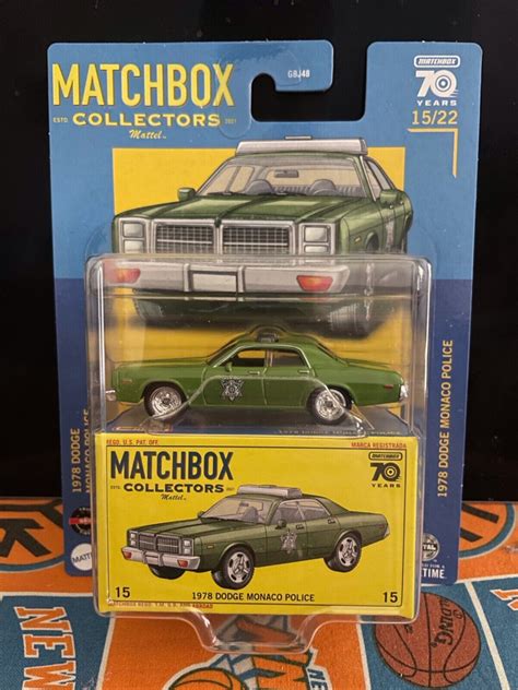 2023 Matchbox Collectors 1978 Dodge Monaco Police 70th Anniversary 15 4644168923