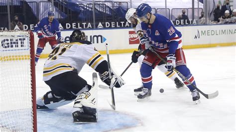 Bruins Sweep Two-Game Series Vs. Rangers With Shutout Win