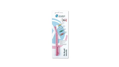 Miradent Pic Brush Intro Kit Blue Transparent Dental Medical Webshop