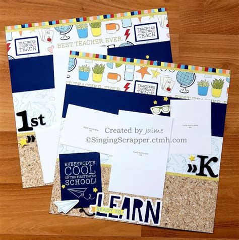 Smarty Pants School Album Workshop School Scrapbook Layouts School