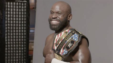 Apollo Crews Poses For First Championship Photoshoot WWE Exclusive