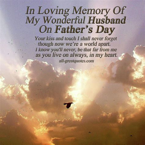 In Loving Memory Husband Quotes QuotesGram