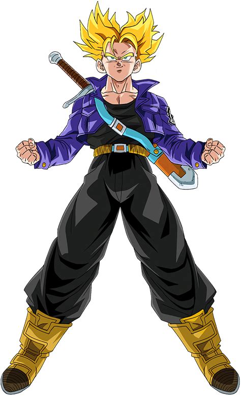 Super Saiyan Future Trunks Hd Upscale By Woodlandbuckle On Deviantart