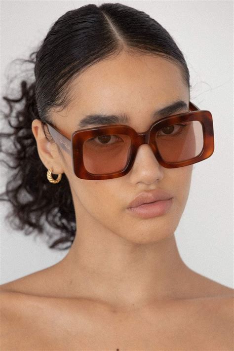 Lu Goldie Mia Sunglasses Chestnut Pretty Rad Store