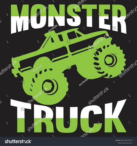 23 Monster truck svg Images, Stock Photos & Vectors | Shutterstock