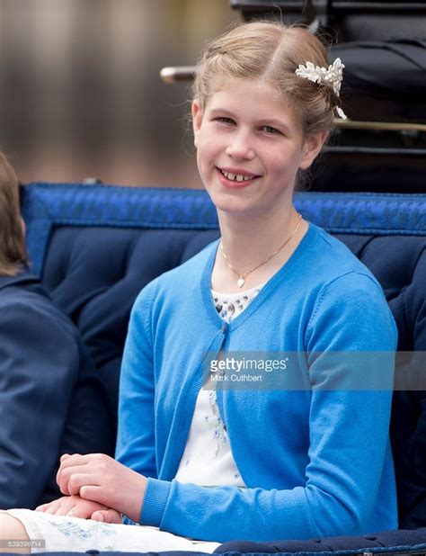 Lady Louise Windsor During The Trooping The Colour This Year Marking Lady Louise Windsor