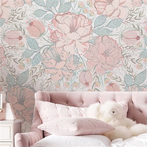 Girls Room Wallpaper Etsy