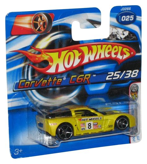 Hot Wheels First Editions Corvette C R Yellow Toy Car Short Card Walmart