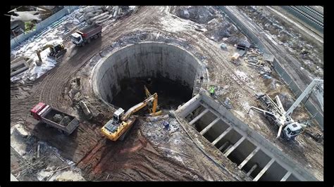 7Ż ŁÓDŹ BUDOWA TUNELU ŚREDNICOWEGO UL SKARPOWA 05 02 2021 YouTube