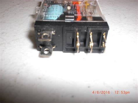 Relay Omron G R Snd Vdc E Mech Power Spdt Cur Rtg A Ebay