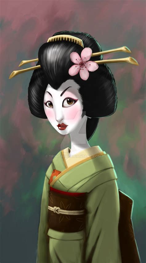 Geisha By Trinity88 On Deviantart