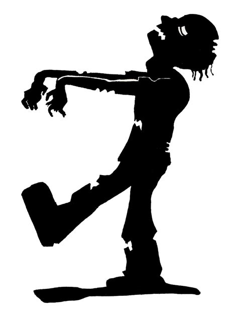 Cute Zombie Clipart Black And White 20 Free Cliparts Download Images