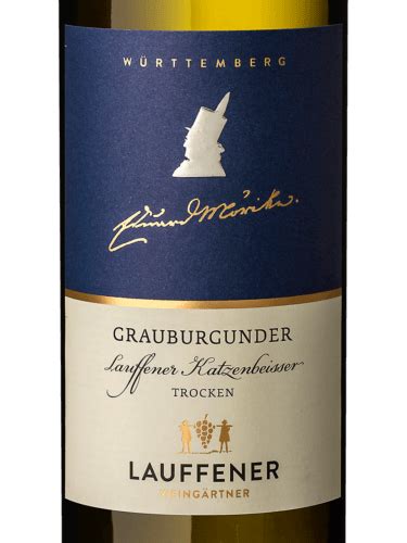 Lauffener Poet Edition Katzenbeisser Grauburgunder Trocken Vivino US