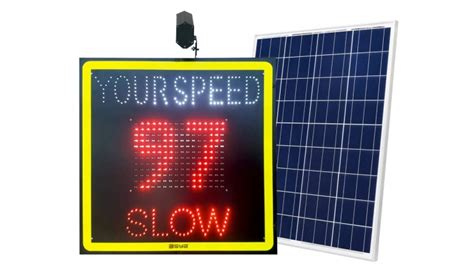 Solar Radar Speed Sign - Lighting Equipment Sales