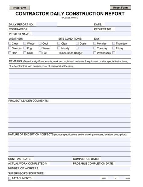 Daily Log Templates 15 Free Printable Word Excel And Pdf Formats