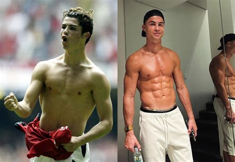 A evolução do corpo de Cristiano Ronaldo veja hábitos que ajudam o