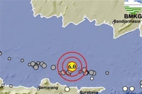 Gempa Magnitudo 6 Guncang Tuban Terasa Hingga Surabaya