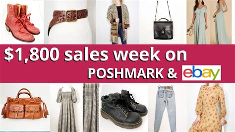 What Sold On Poshmark Ebay This Week Weekly March Sales Make Money