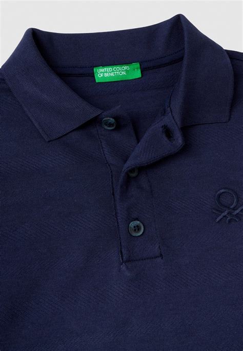 Поло United Colors of Benetton, цвет: синий, RTLACX617401 — купить в ...