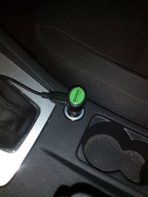 В тренде! :) Подсветка прикуривателя — Skoda Octavia A7 Mk3, 1,8 л ...