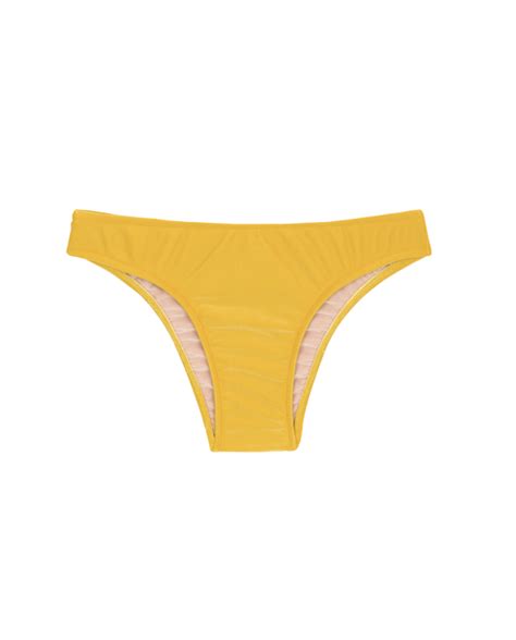 Fixed Yellow Bikini Bottoms Bottom Tempero Cortinao Brand Rio De Sol