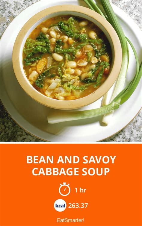 Bean and Savoy Cabbage Soup | Rezept | Wirsing suppe, Wirsing, Kohlsuppe