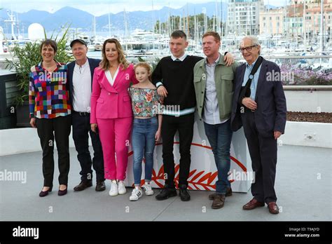 Cannes France 17th May 2019 L R Rebecca O Brien Paul Laverty