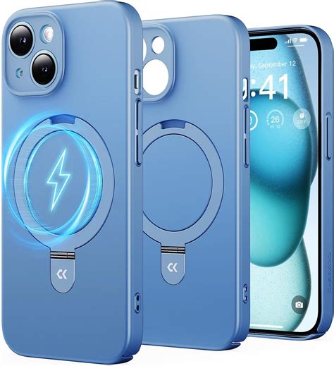 Amazon co jp 極薄機能充実CASEKOO iPhone 15 用 ケース Magsafe対応 隠しスタンド 全面保護