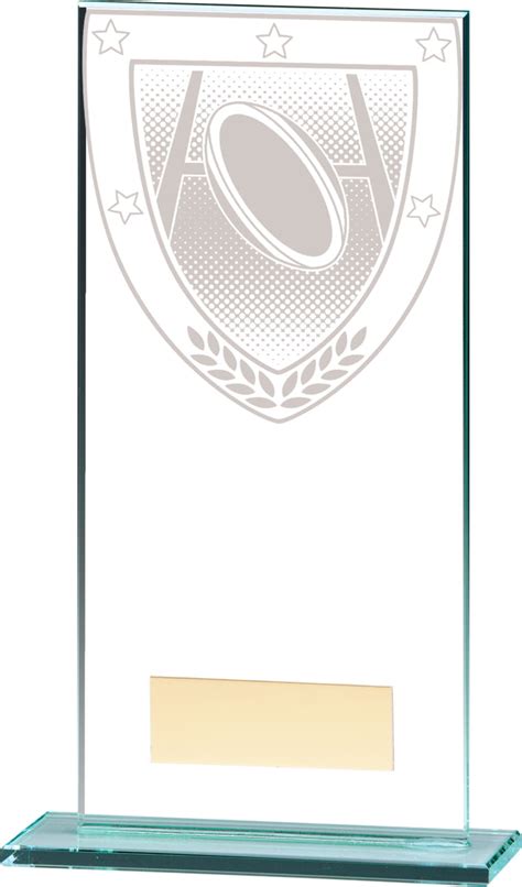 Millennium Rugby Glass Award Buy Now From Epic Trophies