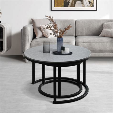 Orren Ellis Ashja Nesting Coffee Table Wayfair