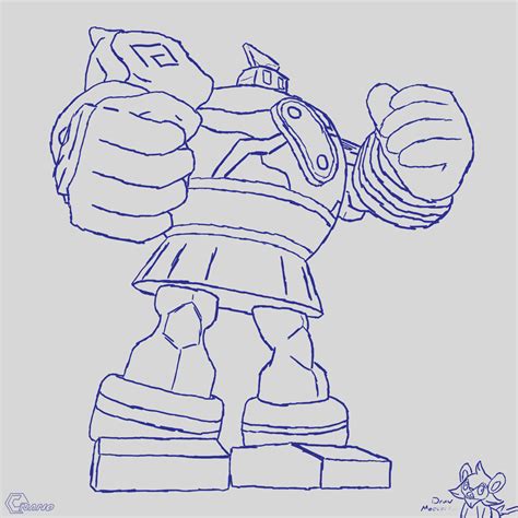 Golurk Sketch by blastertwo on DeviantArt