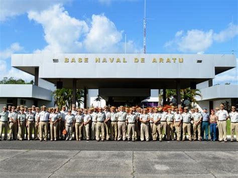 Base Naval De Aratu Recebe Visita De Oficiais Da Academia De Pol Cia