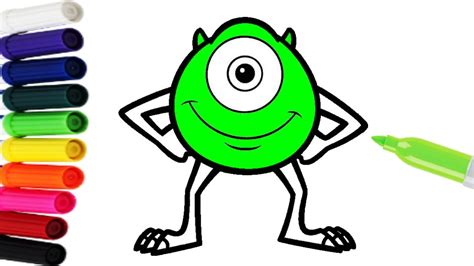 MIKE WASOWSKI Paso A Paso MONSTER INC How To Draw MIKE WASOWSKI