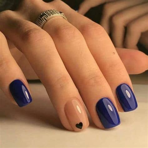 Top 25 Best Navy Blue Nail Design Ideas 2022 Updated Artofit