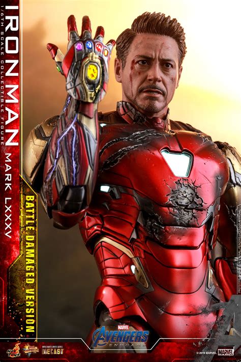 Hot Toys MMS D Avengers Endgame Iron Man Mark LXXXV Battle Damaged Hot Toys