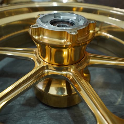 Golden Forged Monoblock Wheel X X Inch Motorcycle Rims Buy