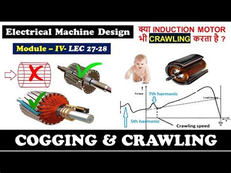 Cogging Crawling In Phase Induction Motor Design Of Phase