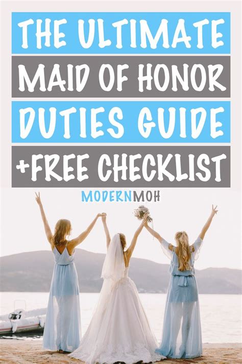 Maid Of Honor Duties A Checklist Of Roles And Responsibilities Maid