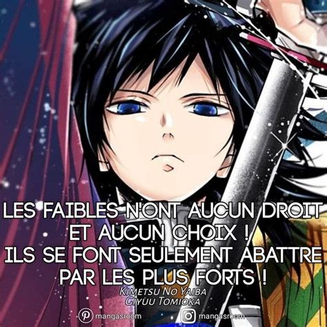 Épinglé sur Citations Mangas