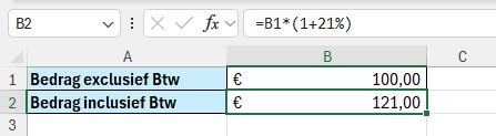 Rekenen Met Percentages In Excel Handleiding Excel