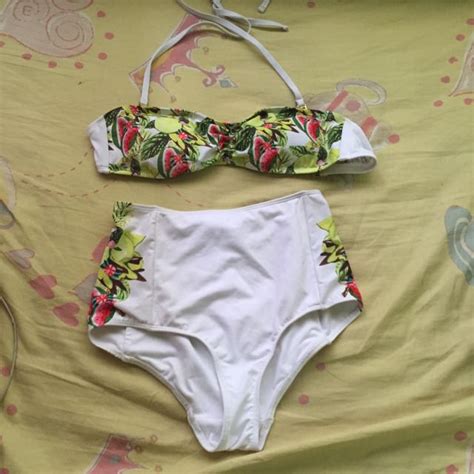 Watermelon 2 Piece Bikini Set Women S Fashion Swimwear Bikinis
