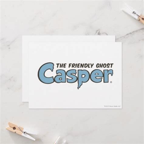 Casper the Friendly Ghost Blue Logo 2 | Zazzle.com | Casper the ...