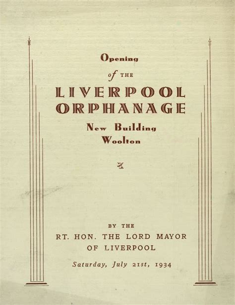 Liverpool Orphanage, Woolton | Liverpool history, Liverpool, Liverpool city