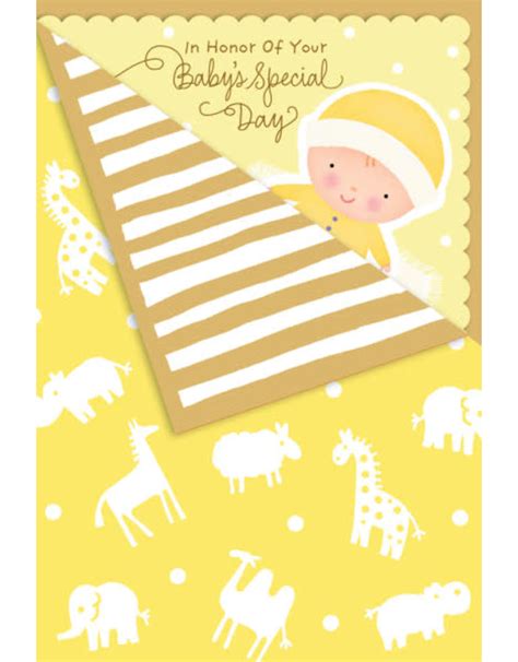 Baby Dedication Card In Honor Of Your Baby S Special Day Reilly S