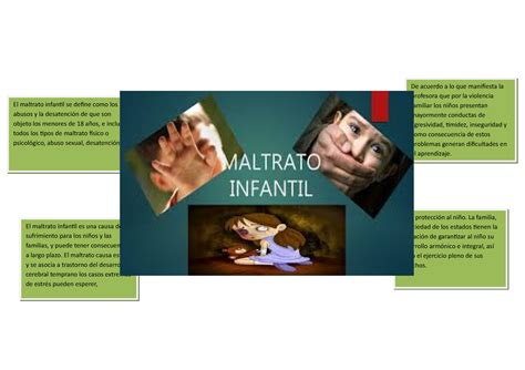 El Maltrato Infantil Infograf A El Maltrato Infantil Se Define Como