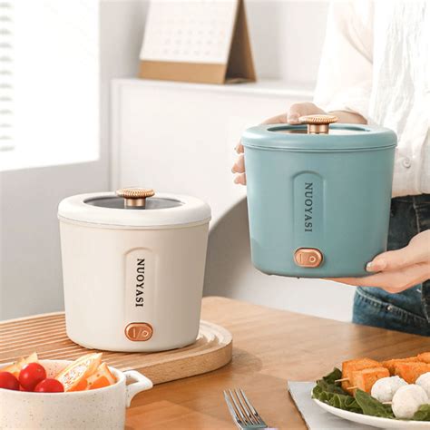 Multifunctional Electric Cooker Household Multi Cooker Cooking Hot Pot W Ceramic Liner Non